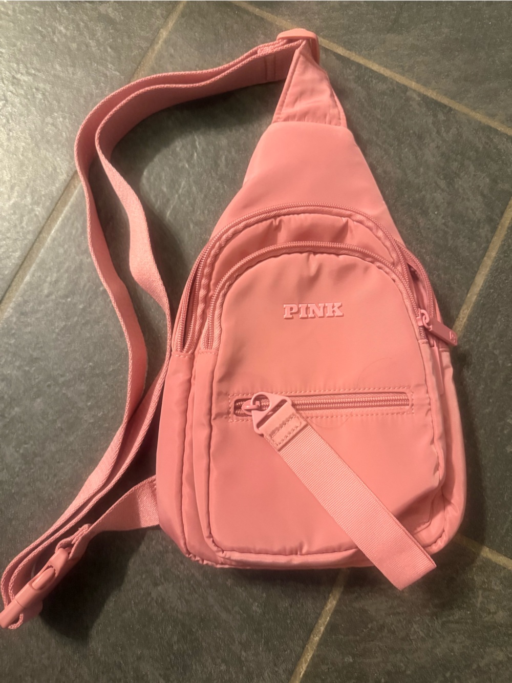 PINK Victoria's Secret Dusty Pink Crossbody Sling Bag